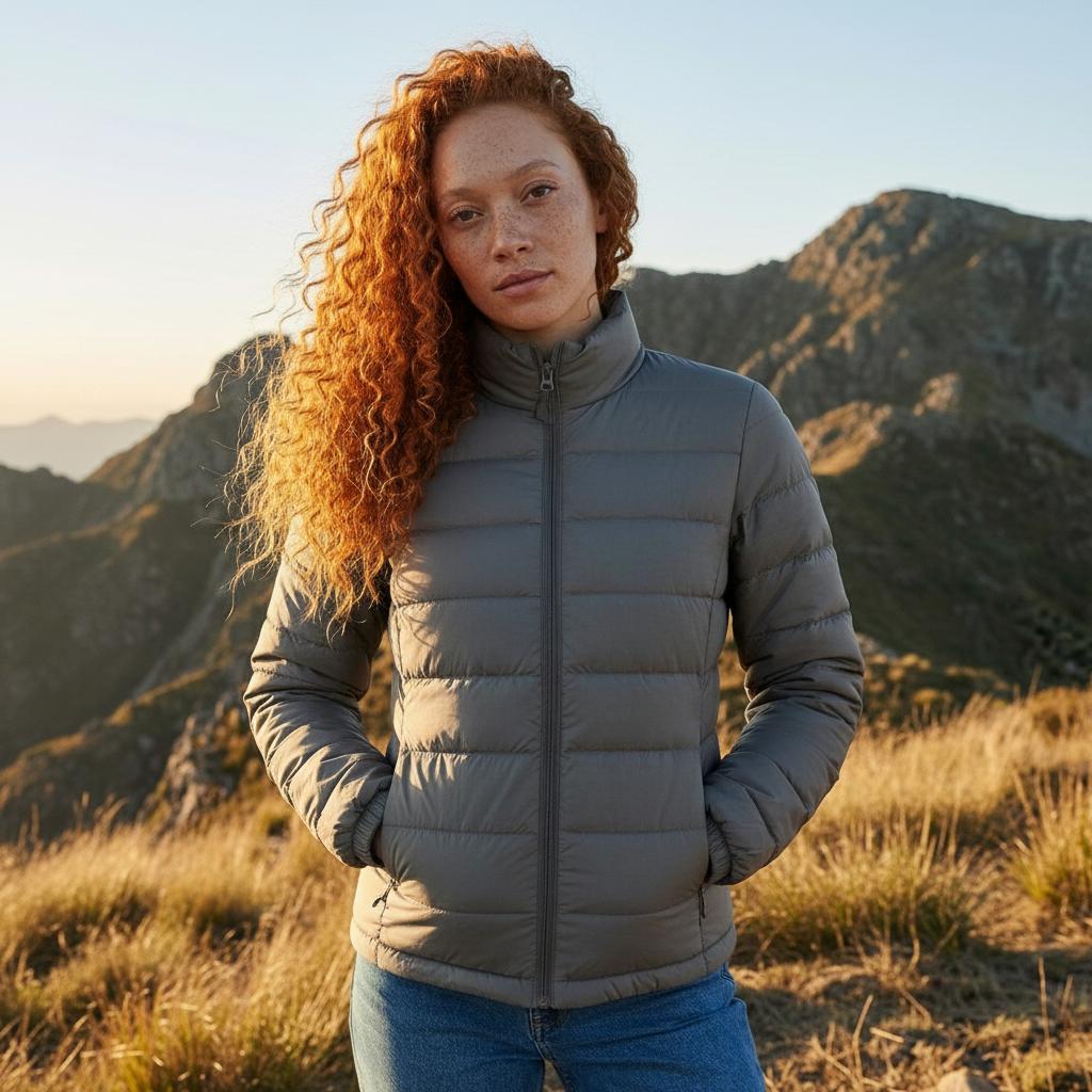 Jaqueta Puffer ALIA – Conforto Térmico e Estilo