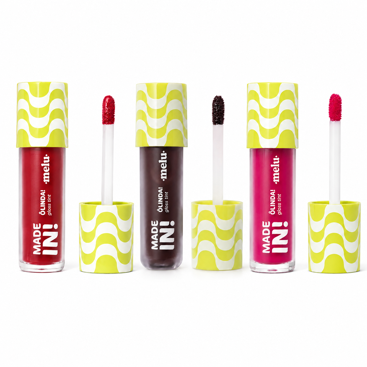 Gloss Tint Ôlinda! Melu by Ruby Rose Made In! Brilho Intenso Cor Vibrante