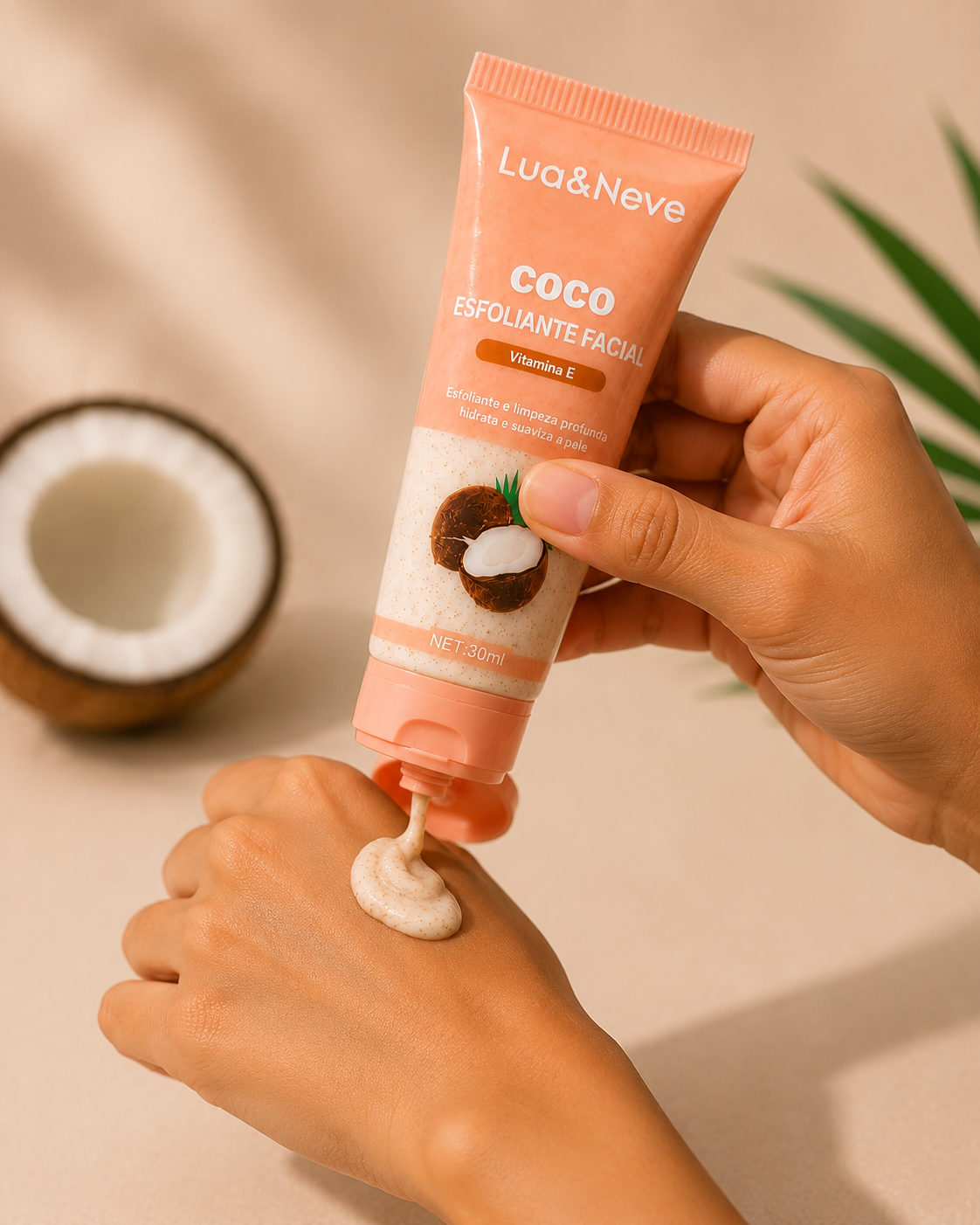 Esfoliante Facial Salmão Coco e Vitamina E