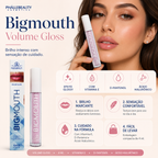 Gloss BigMouth PhálleBeauty 4ml Efeito Volume Labial Ácido Hialurônico Brilho Intenso