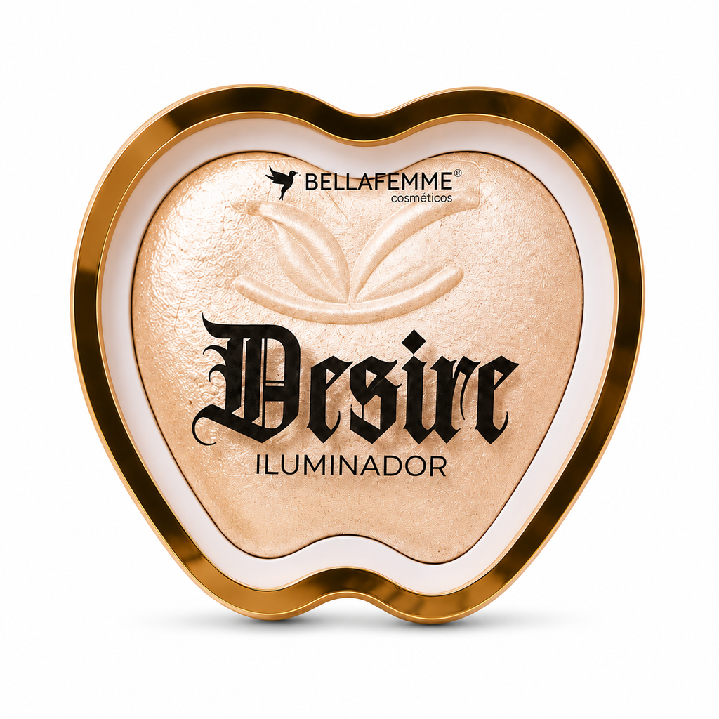 Iluminador Facial Bella Femme Desire Brilho Intenso Efeito Glow