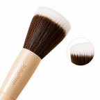 Pincel Maquiagem Duo Fiber Ruby Rose Glass GF2 Acabamento Profissional