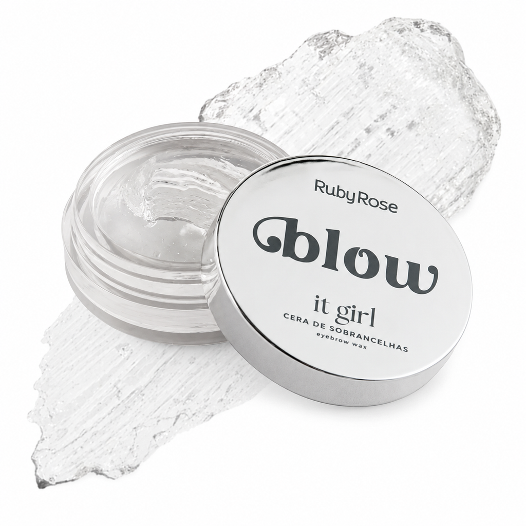 Cera Sobrancelha Incolor Ruby Rose Blow It Girl Fixação Natural