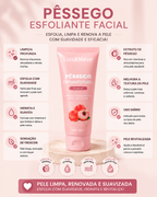 Esfoliante Facial Lua&Neve Pêssego Vitamina E Limpeza Profunda