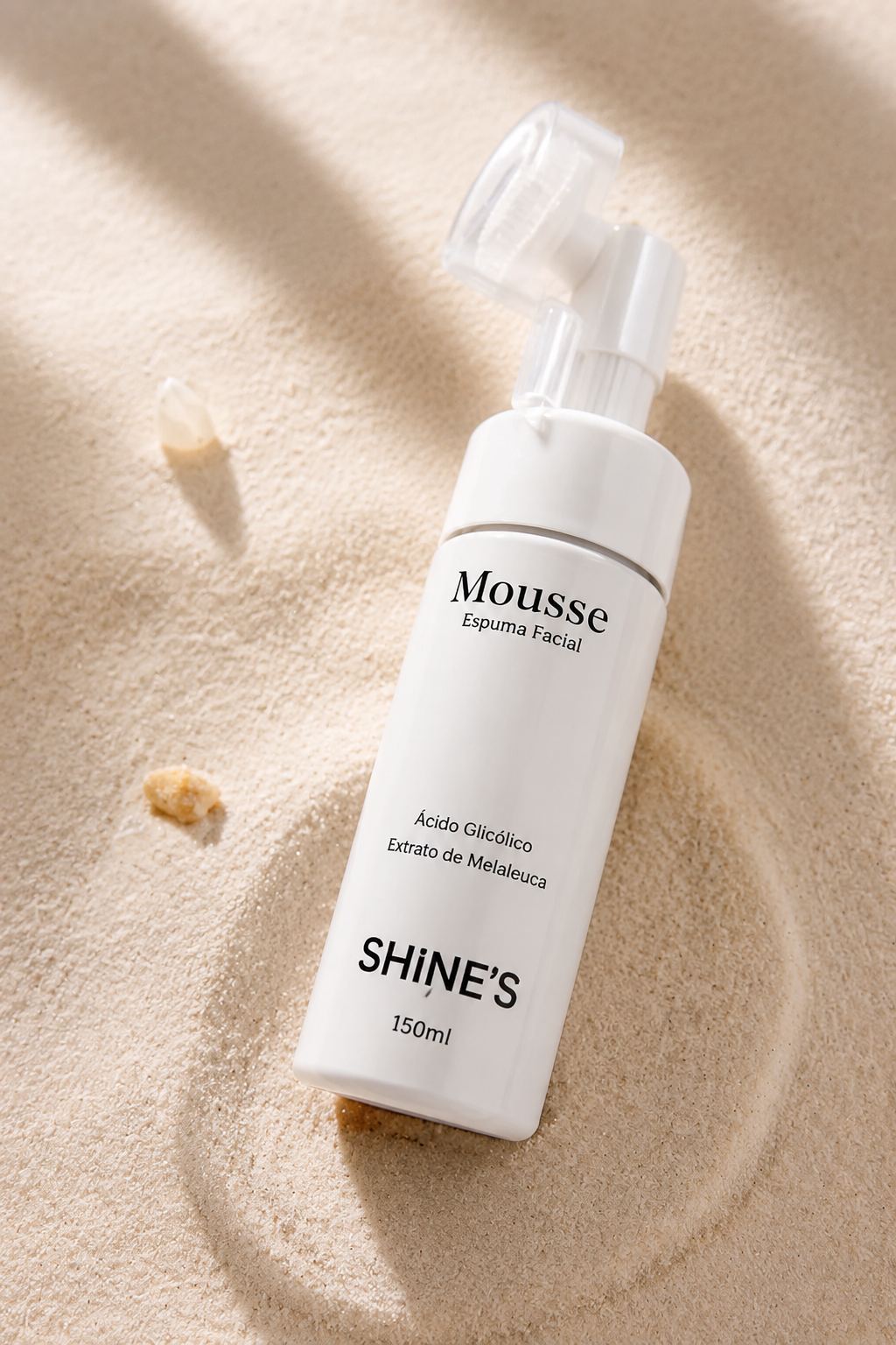 Espuma Limpeza Facial Shine's Mousse Com Escova 150ml
