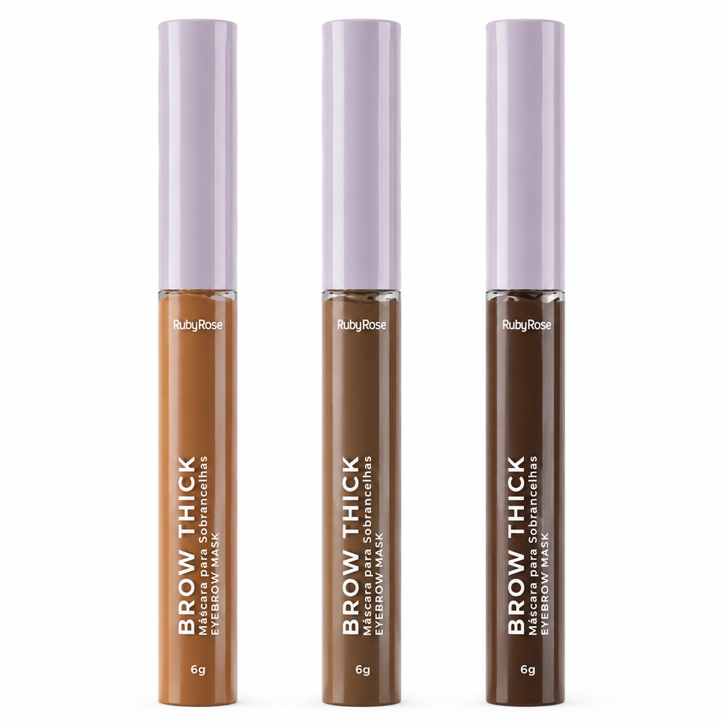 Máscara para Sobrancelhas Brow Thick Ruby Rose 6g Efeito Natural