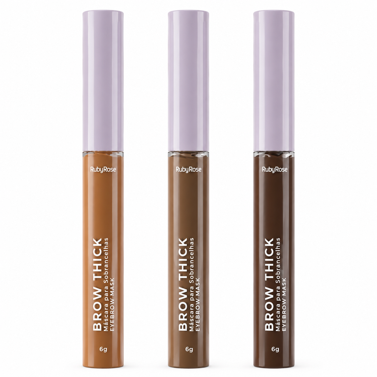 Máscara para Sobrancelhas Brow Thick Ruby Rose 6g Efeito Natural