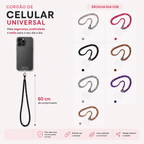 Cordão Para Celular Universal Crossbody 60cm Anti-Queda Antifurto