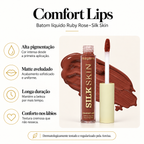 Batom Líquido Matte Ruby Rose Silk Skin Comfort Lips 3,5ml Alta Pigmentação Longa Duração
