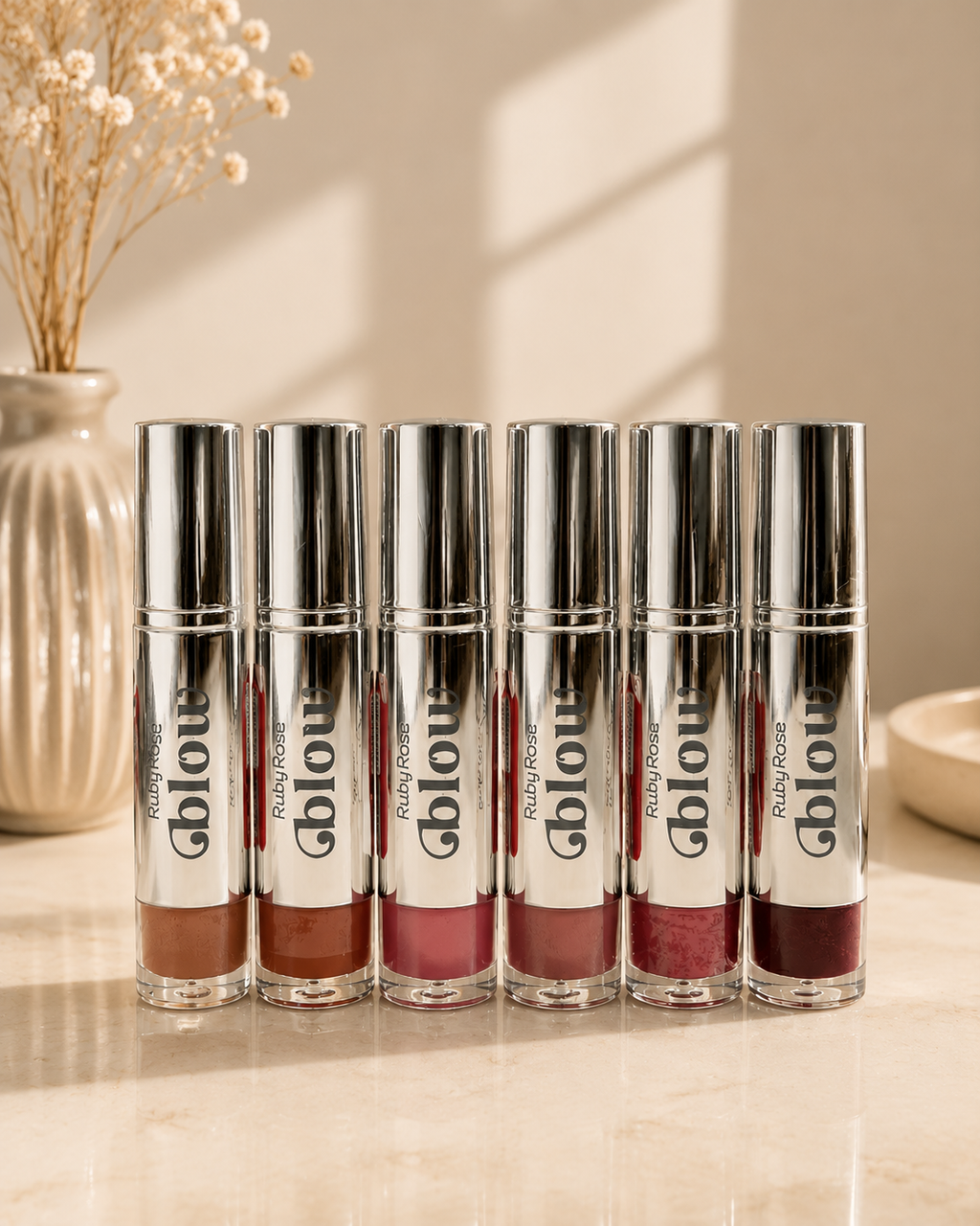 Gloss Labial Ruby Rose Blow The Glossier One Brilho Intenso
