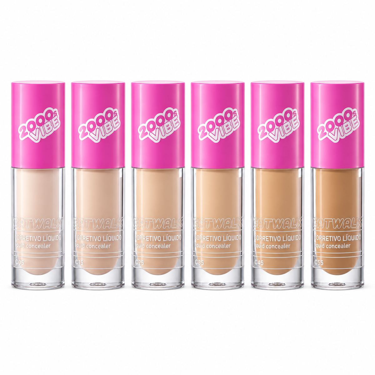 Corretivo Líquido Catwalk PopStar Ruby Rose Alta Cobertura Efeito Natural Iluminador