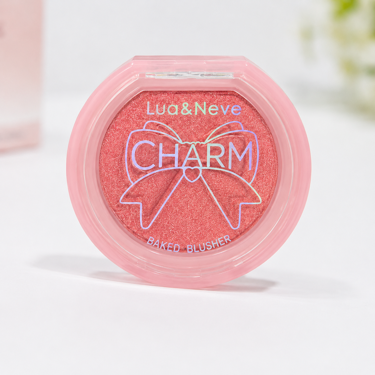 Blush Lua & Neve Charm Baked Blusher Efeito Glow Maquiagem Natural