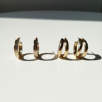 Kit 5 Brincos Dourado com pérolas, strass, argolas e encaixe ear cuff