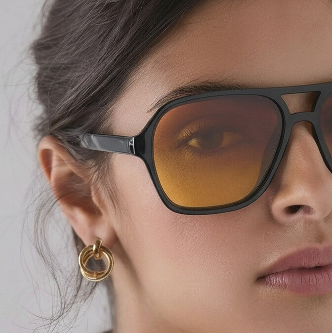 Brinco Dourado Argolas Entrelaçadas com Textura