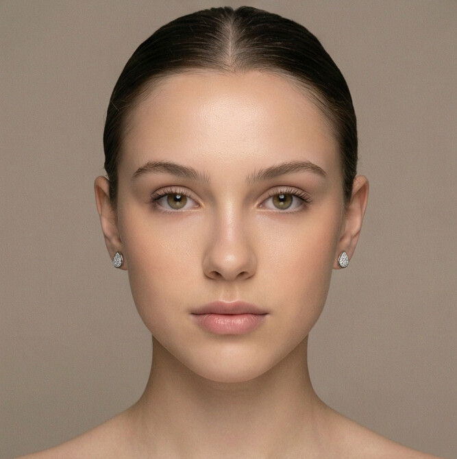 Kit 3 Brincos Prata de pares gota cravejados