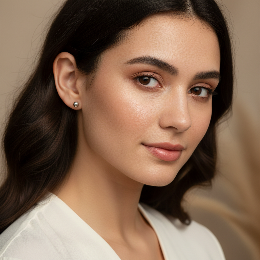 KIT 3 Brincos Prata de Aço 316L com Mão de Fátima e Olho Grego