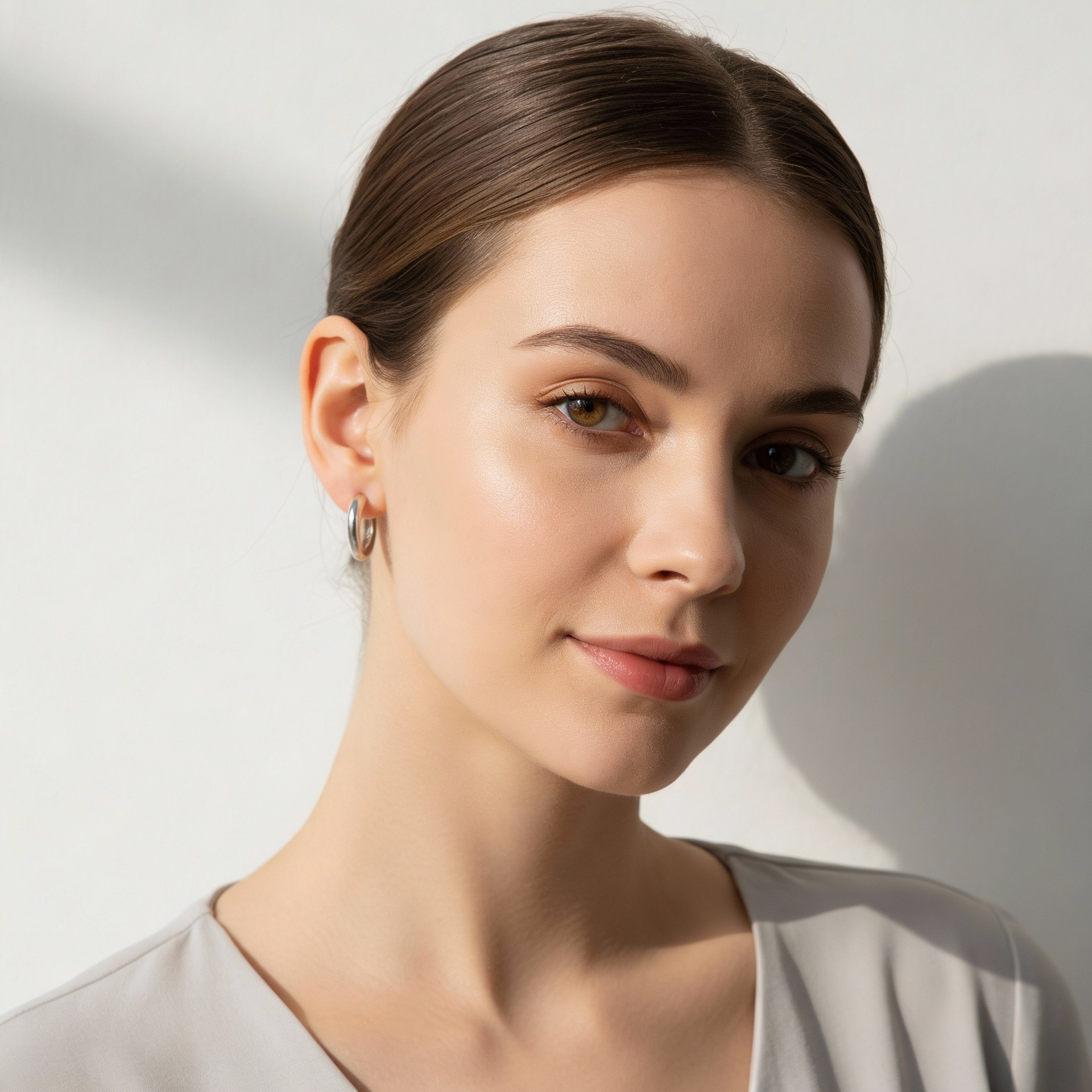 KIT 4 Brincos Prateado com pérolas e argolas