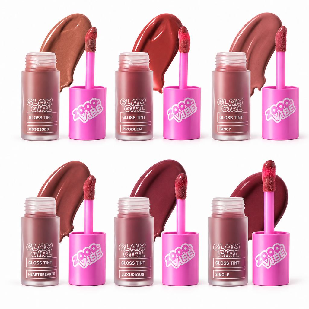 Gloss Tint Glam Girl Popstar Ruby Rose Brilho Intenso Cor Duradoura