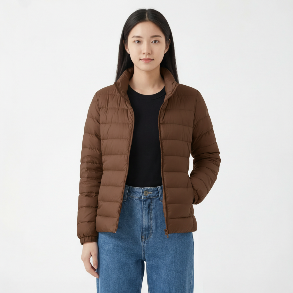 Jaqueta Puffer ALIA – Conforto Térmico e Estilo