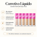 Corretivo Líquido Catwalk PopStar Ruby Rose Alta Cobertura Efeito Natural Iluminador
