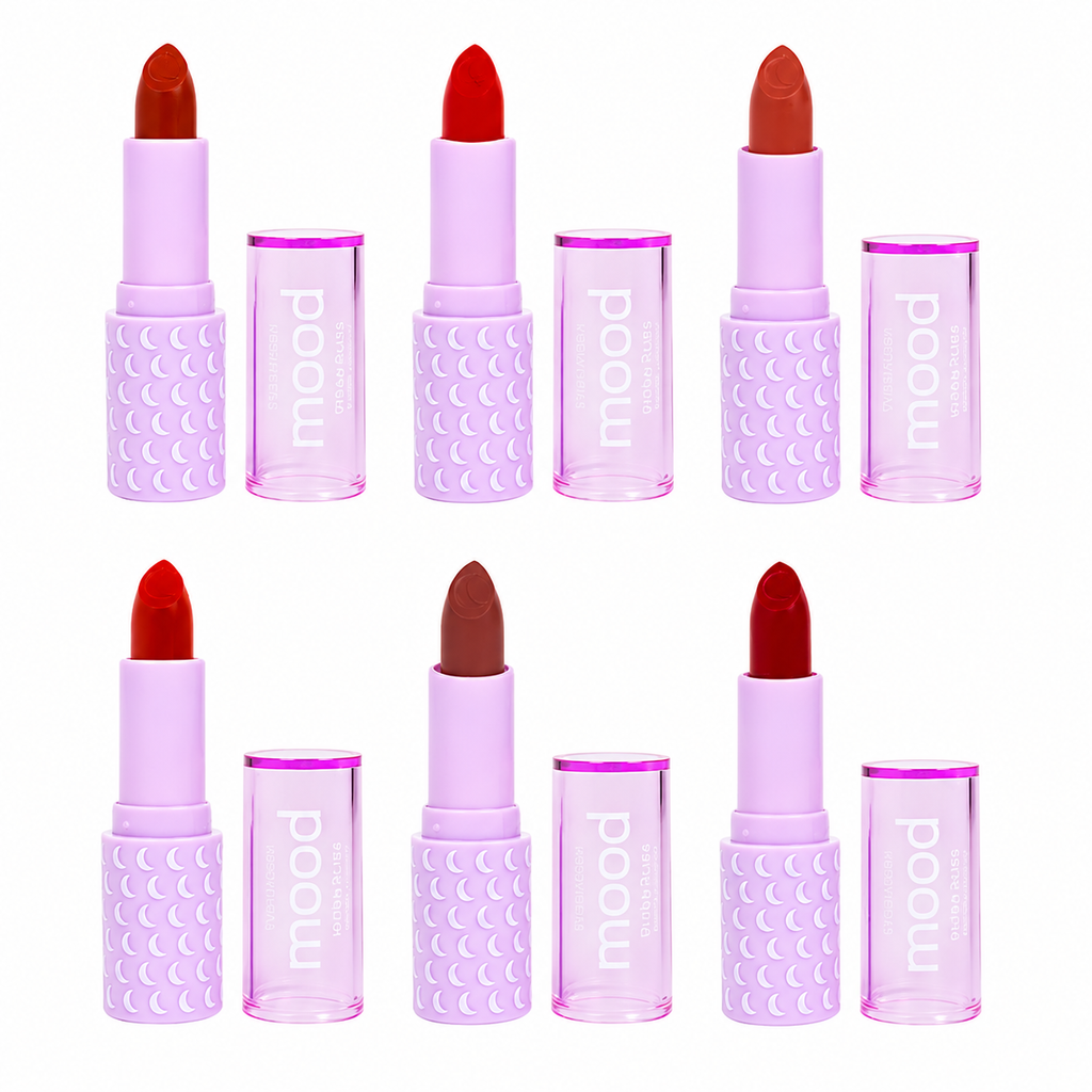 Batom Ultra Slick Mood Ruby Rose Vitamina E Alta Cobertura Cremoso Matte