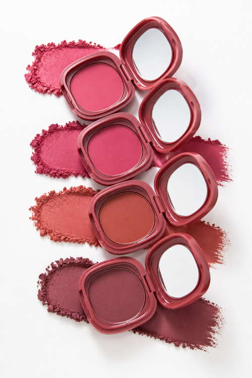 Blush Compacto Joy Pink 21 Efeito Glow Iluminado Maquiagem Natural