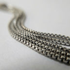 Pulseira Prata Múltiplos fios de malha