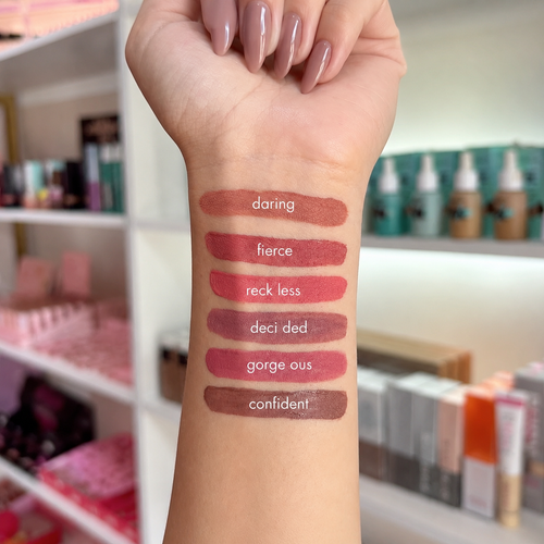 Kit Labial Fenzza Sculpt Duo Batom Líquido + Lápis Contorno Alta Pigmentação