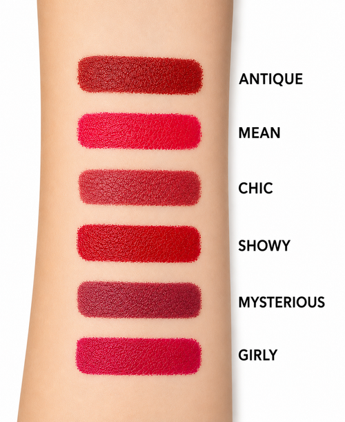 Batom Ultra Slick Mood Ruby Rose Vitamina E Alta Cobertura Cremoso Matte
